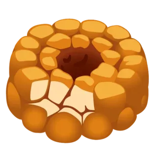 🍞 5ca2ea2a bánh donut, thức ăn, ngọt telegram sticker