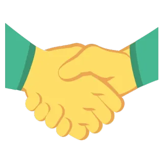 🤝 6f3c755d handdruk, overeenkomst, deal, samenwerking, partnerschap, succes telegram sticker