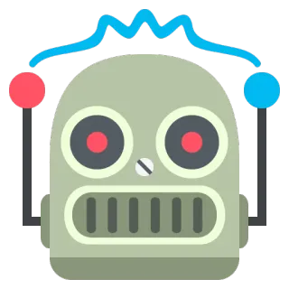 🤖 f3dcc9da robot, android, machine, technologie, kunstmatige intelligentie, automatisering telegram sticker