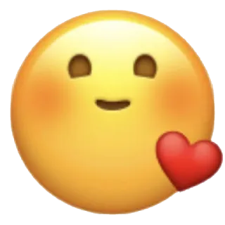 🙂 403c0f54 이모지, 하트, 사랑, 행복, 귀여운 telegram sticker