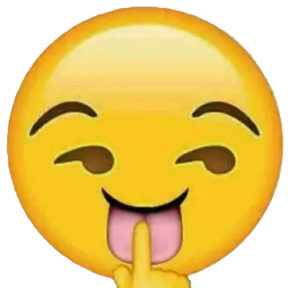 😏 d2e2bcaf 이모지, 표정, 얼굴, 유머, 웃긴, 혀 telegram sticker