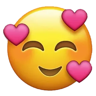 ☺️ dc5de31d 이모지, 하트, 사랑, 애정, 웃음 telegram sticker