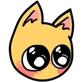 🥺 9ce803b7 gato, kawaii, fofo, emoji, adesivo whatsapp sticker