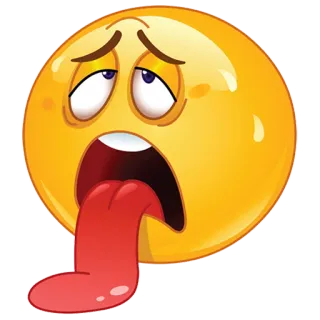 😓 6ad3cbd9 Emoji, müde, erschöpft, Gesicht, Ausdruck telegram sticker