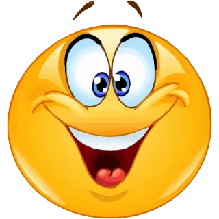 😸 08b2ea61 表情符号, 笑脸, 脸, 快乐, 卡通, 表情 telegram sticker