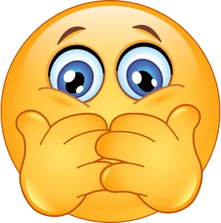 🙊 4d479fce 表情符号, 尴尬, 害羞, 安静 telegram sticker