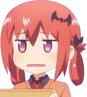 😨 7eecd796 Satania Gabriel Dropout Anime, Desenho animado, Satânia, Gabriel Dropout, Demônio, Chibi, Asas de morcego whatsapp sticker