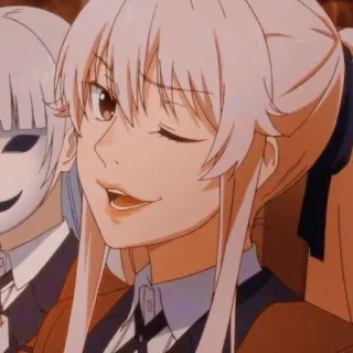 🍋 2afd56ee Anime, Fille, Clin d'oeil, Portrait telegram sticker