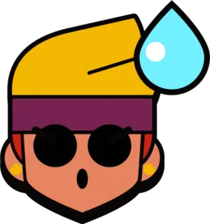 😨 2f56505a Jessie Brawl Stars jessie, brawl stars, video game, shocked, sweat, icon telegram sticker