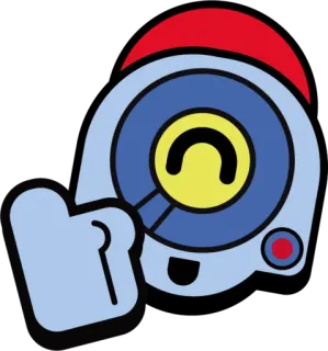 😁 4f018dfa robot, cartoon, character, illustration telegram sticker