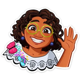 Энканто от @stickers_vk telegram stickers