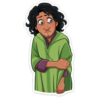 😨 0a28c0ec Bruno Madrigal Encanto 布鲁诺·马德里加, 魔法满屋, 迪士尼, 角色, 贴纸, 卡通, 电影 telegram sticker