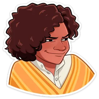 😕 f7511899 Camilo Madrigal Encanto 卡米洛, 魔法满屋, 迪士尼, 角色, 卡通, 微笑 telegram sticker
