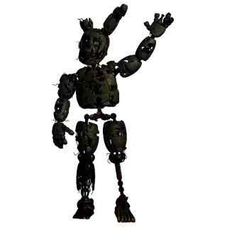 🌟 2914a754 Springtrap Five Nights at Freddy's Аниматроник, Хоррор, Five Nights at Freddy's, Спрингтрап whatsapp sticker
