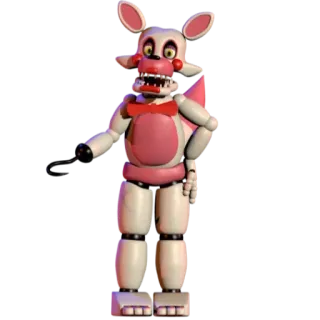 🌟 337ca4fe Mangle Five Nights at Freddy's Аниматроник, Ужасы, Видеоигра, ФНаФ whatsapp sticker