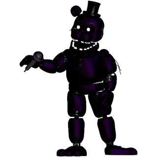 🌟 5d146f36 Shadow Bonnie Five Nights at Freddy's Аниматроник, Хоррор, Кошмар, Игровой персонаж, Теневой Бонни, Five Nights at Freddy's whatsapp sticker