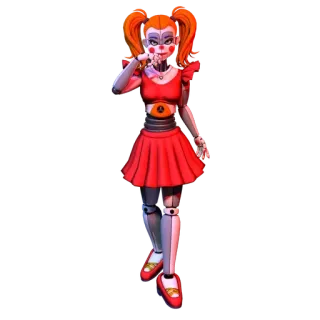 🌟 a413c9a0 Circus Baby Five Nights at Freddy's Цирковая Детка, FNaF, Five Nights at Freddy's, Аниматроник, Робот, Хоррор whatsapp sticker