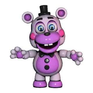 🌟 c6c092fa Helpy Five Nights at Freddy's аниматроник, медведь, Helpy, Five Nights at Freddy's, видеоигра, милый whatsapp sticker