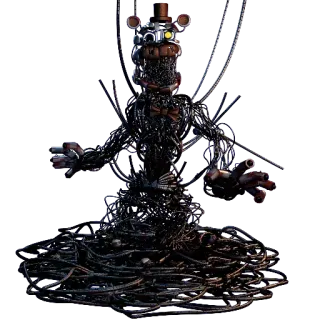 🌟 d24bea1c Molten Freddy Five Nights at Freddy's Хоррор, Аниматроник, Игра, Жуткий, Монстр, Five Nights at Freddy's, Molten Freddy whatsapp sticker