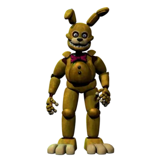 🌟 fcb2238d Springtrap Five Nights at Freddy's видеоигра, аниматроник, хоррор, springtrap, fnaf whatsapp sticker