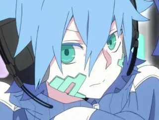 😠 c2a7840d anime, cartoon, character, portrait telegram sticker