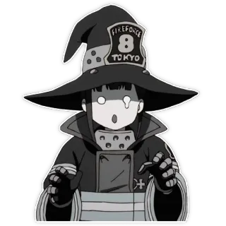 Enen no shouboutai / Пламенная бригада пожарных telegram stickers