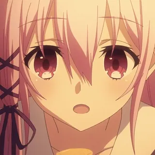 🍣 a78c17d1 Аниме, Девушка, Мило, Розовые Волосы, Персонаж, Портрет whatsapp sticker