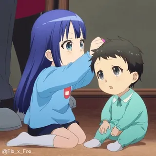 🥰 f63b7eb7 @Fix_x_Fox Аниме, Мультфильмы, Милые, Искусство, Персонажи whatsapp sticker