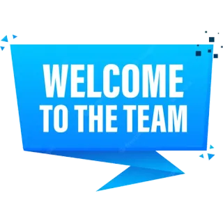 🎉 53b03852 WELCOME TO THE TEAM selamat datang, tim, salam, karyawan baru, pengumuman, bergabung telegram sticker