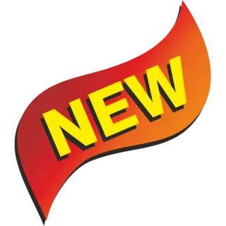 🆕 66164a87 NEW baru, lencana, label, merah, promosi, obral telegram sticker