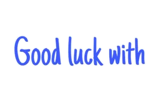 🇬🇧 61ada127 Good luck with 행운, 소원, 텍스트, 격려 telegram sticker