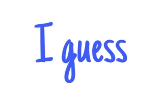 🇬🇧 bc2e620b I guess 문구, 텍스트, 파란색 telegram sticker