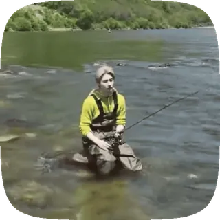 😫 af2959c8 낚시, 강, 야외, 자연, 레크리에이션, 물 telegram sticker