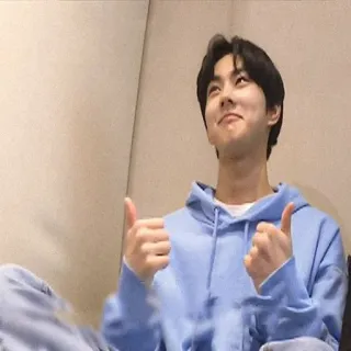 👍 54378a5d 赞, 积极, 同意, 男人, 人, 手势 telegram sticker