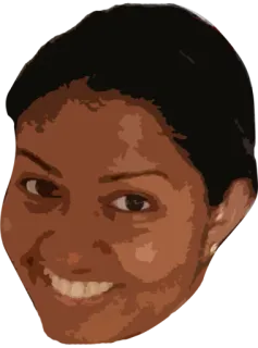 😏 62bdcbc1 portrait, woman, face, smile telegram sticker