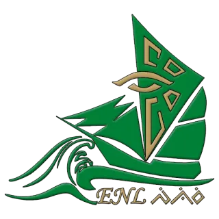 😃 1729b621 ENL mata, simbol, geometris, hijau, emas, desain telegram sticker