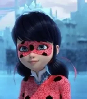 😄 52906e58 Ladybug Miraculous: Tales of Ladybug & Cat Noir Cartoon, Superheld, Mädchen, Marienkäfer, Miraculous Ladybug telegram sticker