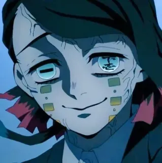 💤 01889bd9 Rui Demon Slayer 累, 鬼灭之刃, 动漫角色, 鬼, 蜘蛛鬼 whatsapp sticker