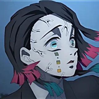 💤 0ca9563f Rui Demon Slayer 鬼灭之刃, 累, 动漫, 角色, 鬼 whatsapp sticker