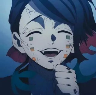 💤 4e1cf6ee Rui Demon Slayer 动漫, 恶魔, 蜘蛛, 鬼灭之刃 whatsapp sticker