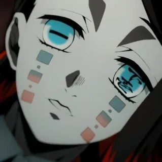 💤 80cc7f30 Rui Demon Slayer 动漫, 鬼灭之刃, 累, 蜘蛛鬼 whatsapp sticker