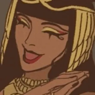 😄 0e88ce28 Cleopatra อียิปต์, โบราณ, ราชินี, ประวัติศาสตร์, ผู้หญิง telegram sticker