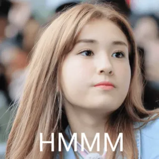 🙇 4fa76cf7 HMMM хм, думаю, сомнение, обдумываю, вопрос, размышляю telegram sticker