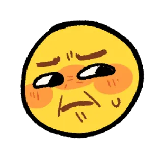 🤢 d6754a21 emoji, expression, yellow, face, sticker, emoticon telegram sticker