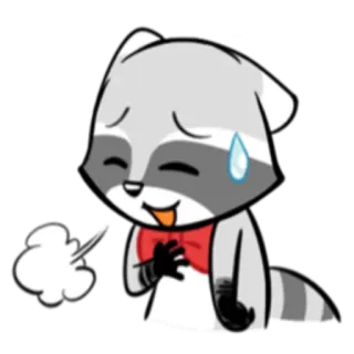 Енот Твини @StikerDi telegram stickers