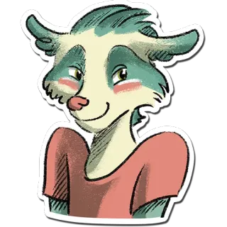 😊 09911685 สัตว์, การ์ตูน, น่ารัก, ขน, ตัวละคร, ภาพประกอบ, ดิจิทัลอาร์ต telegram sticker