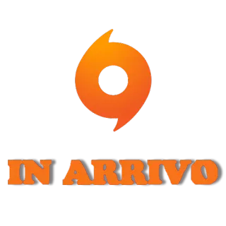 🙃 f565bbb5 IN ARRIVO arrival, coming soon, text, orange telegram sticker