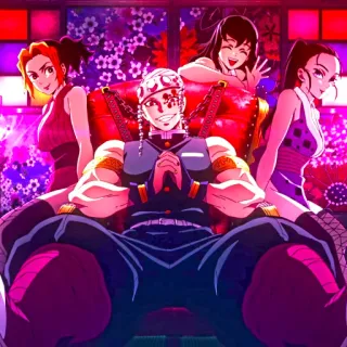 Entertainment District Arc [@DemonSlayerEngDub] whatsapp stickers