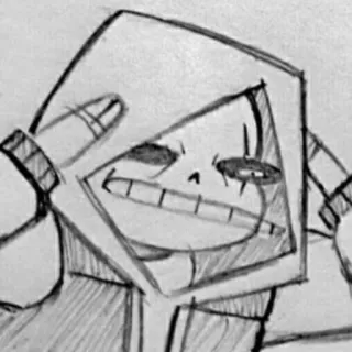 😰 aff8d405 Sans skeleton, hoodie, cartoon, monster whatsapp sticker