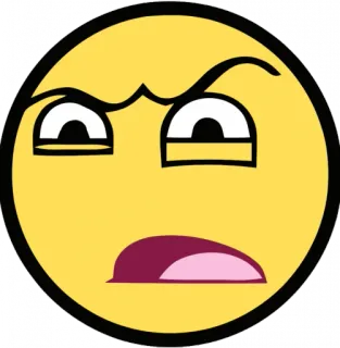 🤨 5b9ea11d Meme, Trollface, Rage Comic, genervt, Internet telegram sticker